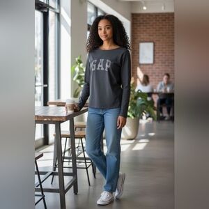 Women's New GAP Casual Long Sleeve Top Sz XL